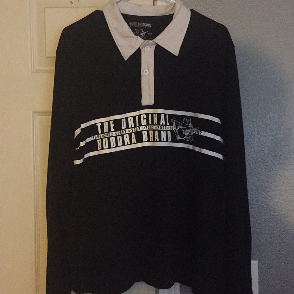 True religion polo long sleeve